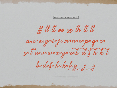 Marylona | Monoline Script font