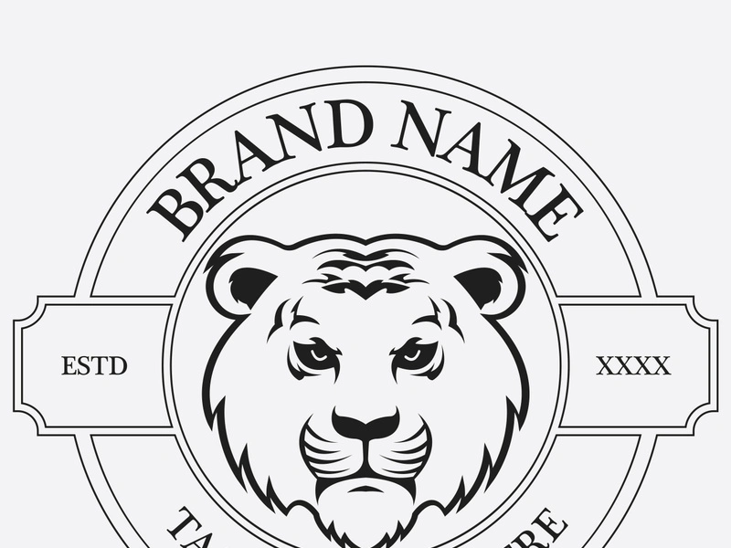 Tiger logo vintage