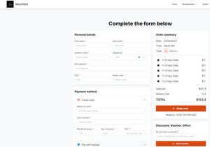 Meal mart food delivery application