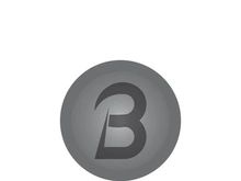 B letter logo template vector illustration