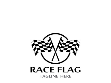 Race flag logo preview picture