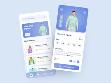 E-commerce App design preview picture