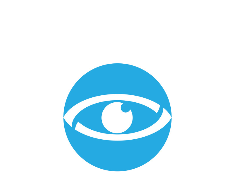 Eye vector logo design image template