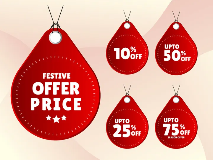 Premium Discount Tag Templates