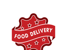 Food delivery catering fast food logo vector icon