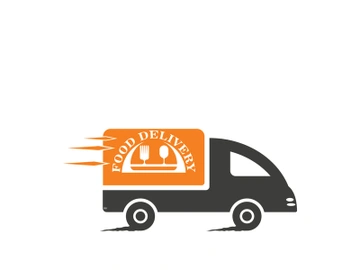 Food delivery catering fast food logo vector icon preview picture