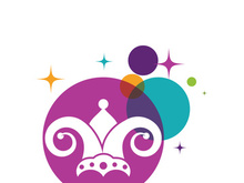 Harlequin hats stock illustration