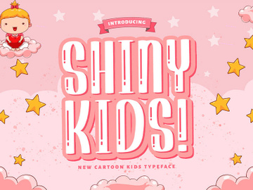 Shiny Kids - Playful Display Font preview picture