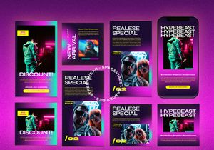 Instagram Template - Spacevibes  Fashion Streetwear