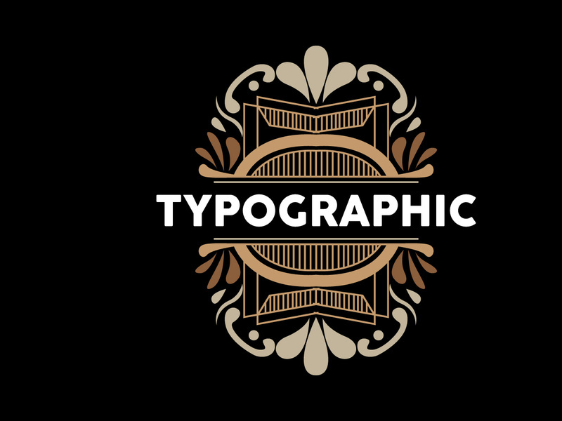 Vector Decorative Vintage Typography Elements, Greeting Card Design