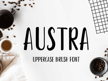 Austra – Free Brush Font preview picture