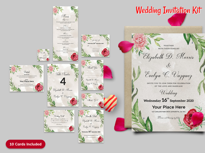Wedding Invitation Kit-09