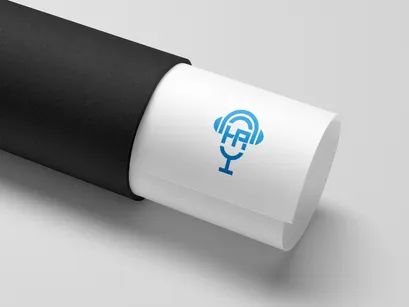 HP Letter And Radio Logo Design Template