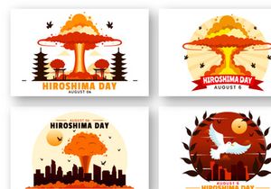 12 Hiroshima Day Illustration