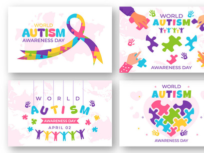 14 World Autism Awareness Day Illustration