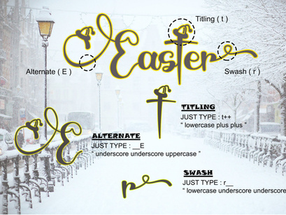 Easter Story - Modern Calligraphy