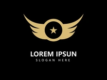 Wing Logo Template vector icon design