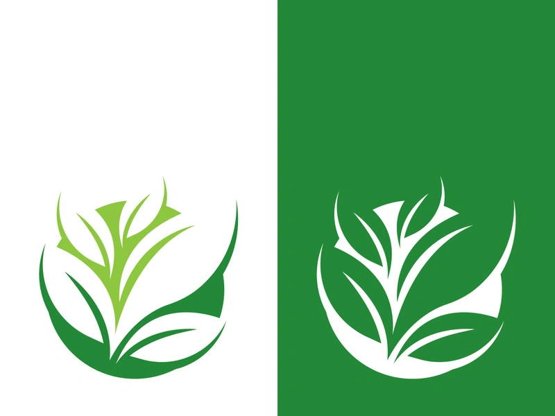 Green tree leaf nature logo images illustration design