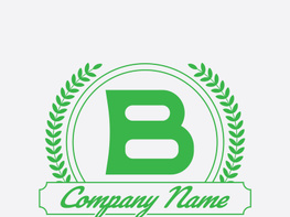B logo design preview picture