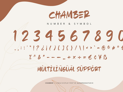 Chamber - Handwritten Font