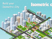 Megapolis 3d isometric three-dimensional view