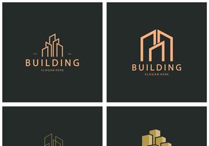 Building logo vector illustration design,Real Estate logo template, Logo symbol icon