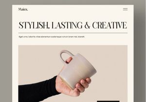 E-Commerce - Mug Shop Website [Figma]