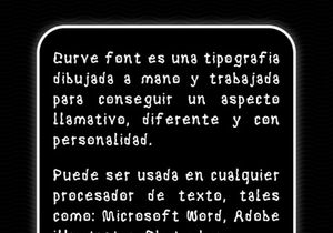 CURVE - Free Font