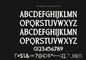 Morden || vintage serif