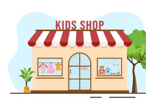 11 Kids Shop Illustration