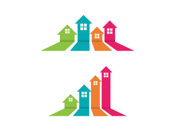 House Property icon Logo design Template illustration preview picture