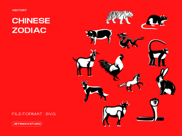 Chinese Zodiac Vector preview picture