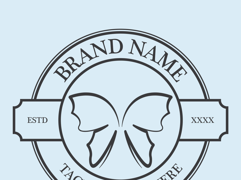 Butterfly logo design