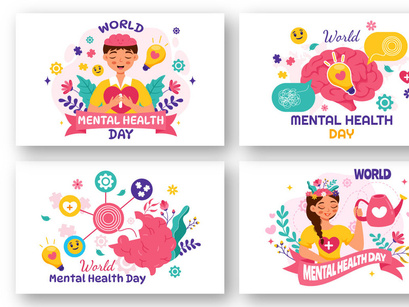 12 World Mental Health Day Illustration