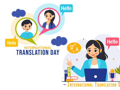 11 International Translation Day Illustration