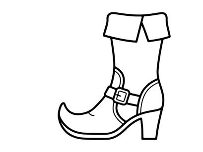 Einzelner Winterstiefel mit verstellbarem Riemen und Schnalle. Isoliertes Schuhdesign für den Außenbereich oder modischen Einsatz mit sicherem Verschluss.