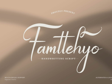 Famtehyo | Handwritten Script preview picture