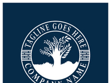 Root Leaf Family Tree of Life Oak Banyan Maple Stamp Seal Emblem Label logo design vector