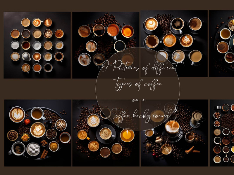 Different coffee sort  presentation