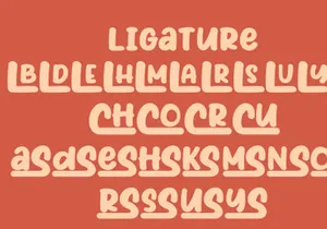 Orange Leaves - Fresh Fonts