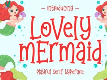 Lovely Mermaid Font preview picture