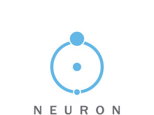 Neuron logo or nerve cell logo design,molecule logo illustration template icon with vector concept