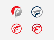 F letters logo and symbols