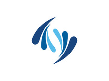 Water wave vector icon illustration design