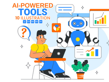 10 AI Powered Tools Illustration preview picture