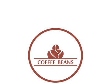 Coffee bean logo for cafe, business, label. preview picture