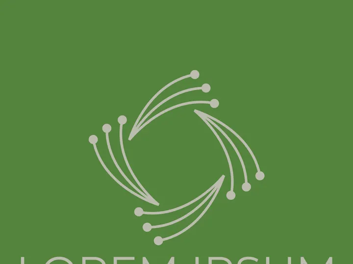 Futuristic Electronic Circuit Logo