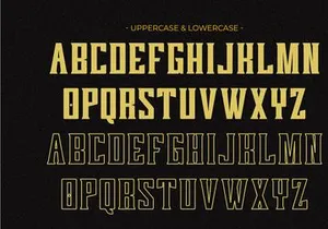 Senior Varsity - Vintage Slab Serif