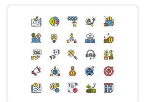 Marketing And Growth Icons Pack