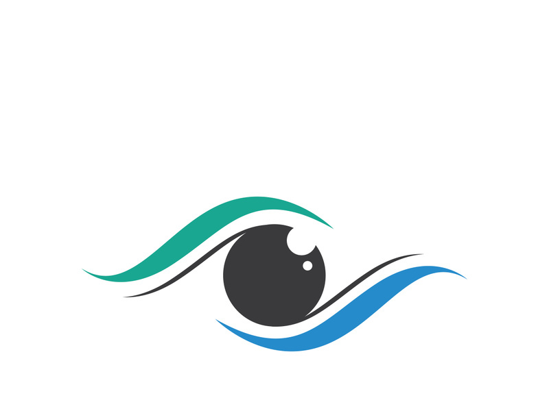 Eye vector logo design image template